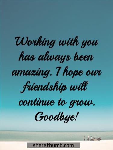 quotes about farewell with co worker